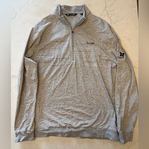 Travis Mathew Kapalua Quarter Zip - Grey - Men’s Size L